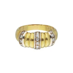 Brillant Ring Gold/Wei&szlig;gold 750 - Gr. 57 - Privatbesitz