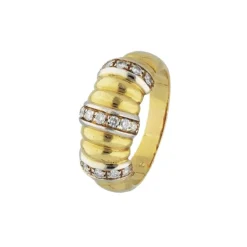 Brillant Ring Gold/Wei&szlig;gold 750 - Gr. 57 - Privatbesitz