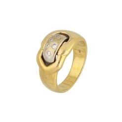 Brillant Ring Gold/Wei&szlig;gold 585 - Gr. 57 - Privatbesitz
