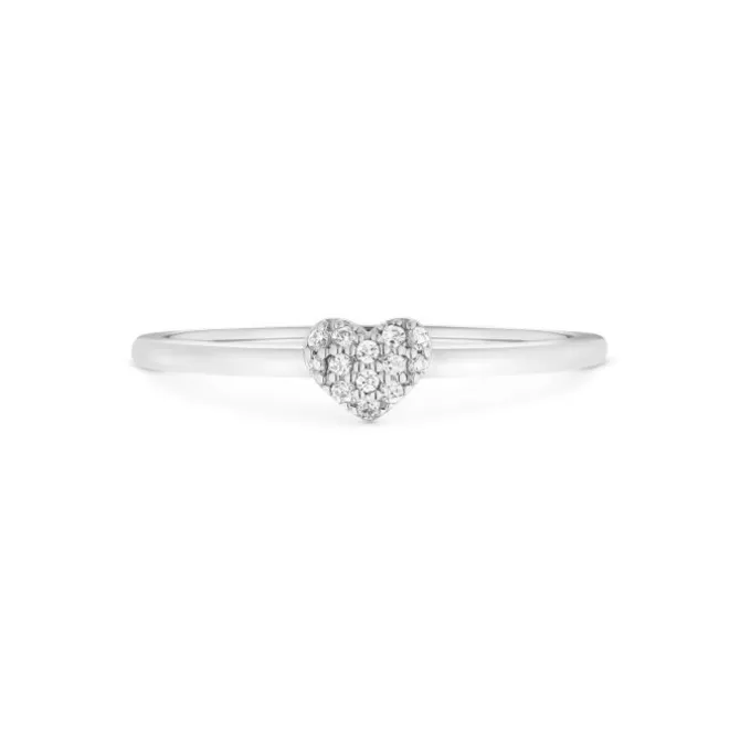 Brillant Ring "Herz" Weißgold 585