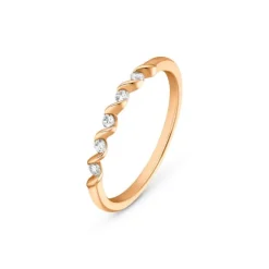 Brillant Ring Ros&eacute;gold 585 "Soft Peach"