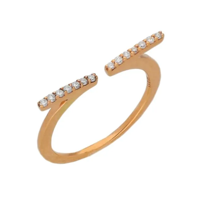 Brillant Ring Rosegold 585