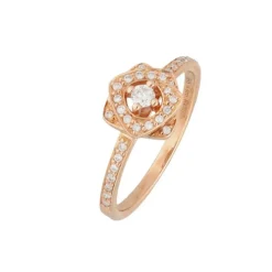 Brillant Ring Ros&egrave;gold 585