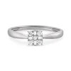 Brillant Ring Wei&szlig;gold 585