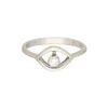 Brillant Ring Wei&szlig;gold 585 - Gr. 55 - Privatbesitz