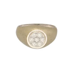 Brillant Ring Wei&szlig;gold 585 - Gr. 55 - Privatbesitz