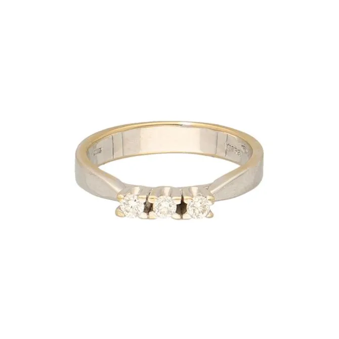 Brillant Ring Weißgold 750 - Gr. 54 - Privatbesitz