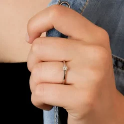 Brillant Ring Weißgold 585