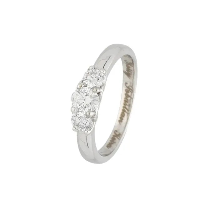 Brillant Ring Weißgold 750 - Gr. 56 - Privatbesitz