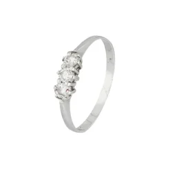 Brillant Ring Wei&szlig;gold 750 - Gr. 57 - Privatbesitz