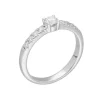 Brillant Ring Wei&szlig;gold 585