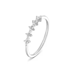 Brillant Ring Wei&szlig;gold 585