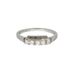 Brillant Ring Wei&szlig;gold 585 - Gr. 55 - Privatbesitz