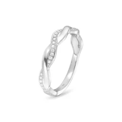Brillant Ring Wei&szlig;gold 585