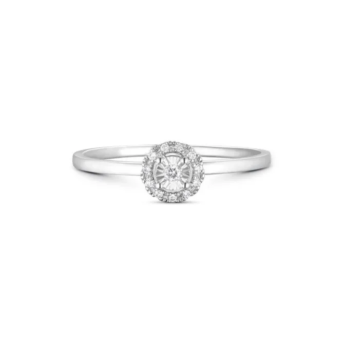 Brillant Ring Weißgold 585