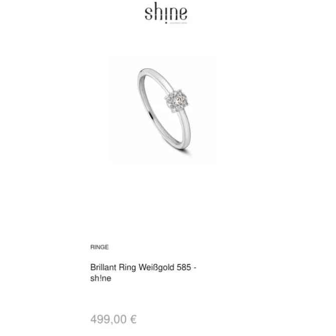 Brillant Ring Weißgold 585