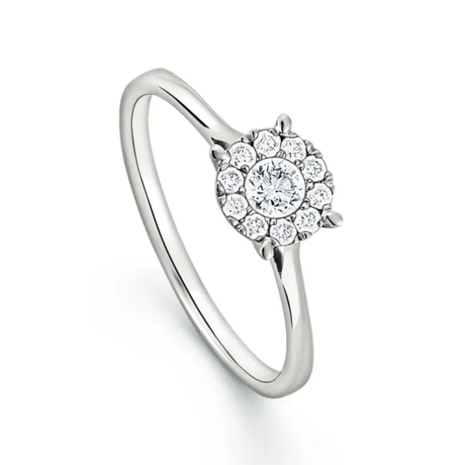 Brillant Ring Weißgold 585
