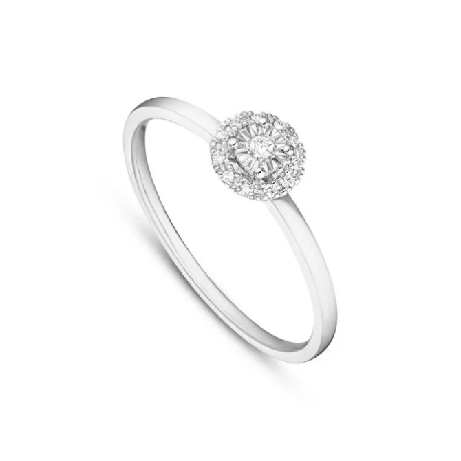 Brillant Ring Weißgold 585