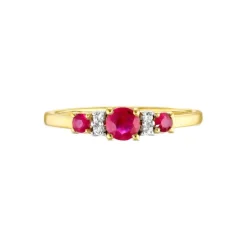 Brillant Rubin Ring Gold 585