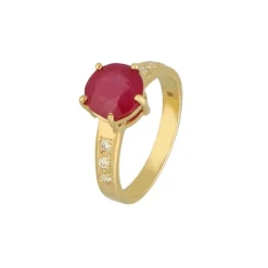 Brillant Rubin Ring Gold 585