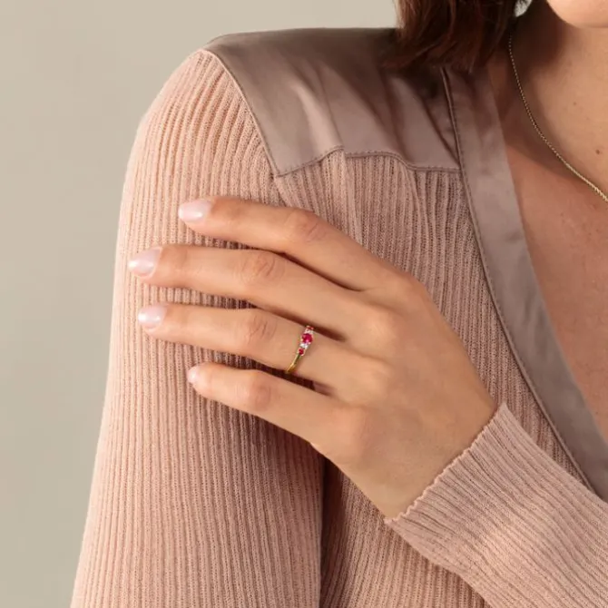 Brillant Rubin Ring Gold 585