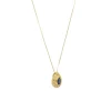 Brillant Saphir Collier Gold 585