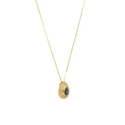 Brillant Saphir Collier Gold 585