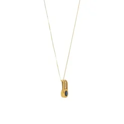 Brillant Saphir Collier Gold 585