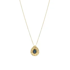 Brillant Saphir Collier Gold 585