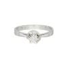 Brillant Solit&auml;r Ring Wei&szlig;gold 750 - Gr. 53 - Privatbesitz
