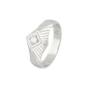 Brillant Solit&auml;r Ring Wei&szlig;gold 585 - Gr. 59 - Privatbesitz
