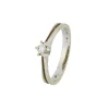Brillant Solit&auml;r Ring Wei&szlig;gold 750 - Gr. 55 - Privatbesitz