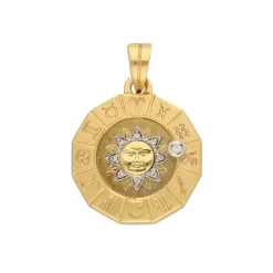 Brillant Sternzeichenanh&auml;nger Gold 750 - Privatbesitz