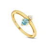 Brillant Topas Ring Gold 585