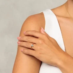 Brillant Topas Ring Gold 585