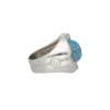 Brillant Topas Ring Wei&szlig;gold 750 - Gr. 53 - Privatbesitz