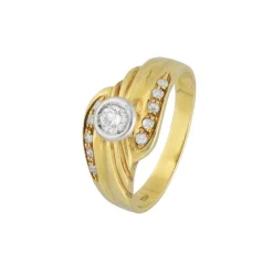 Brillantring Gold 750 - Gr. 57 - Privatbesitz