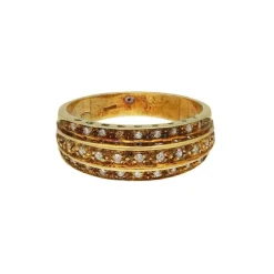 Brillantring Gold 750 - Gr. 55 - Privatbesitz