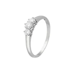 Brillantring Wei&szlig;gold 750 - Gr. 56 - Privatbesitz