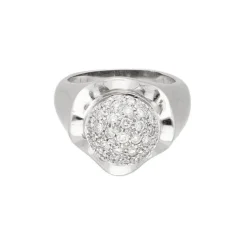 Brillantring Wei&szlig;gold 750 - Gr. 54 - Privatbesitz