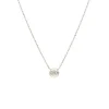 Brillantsolit&auml;r Collier Wei&szlig;gold 750 - Privatbesitz