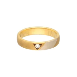 Brillantsolitär Ring Gold/Weißgold 585 - Gr. 54 - Privatbesitz