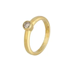 Brillantsolitär Ring Gold 585 - Gr. 56 - Privatbesitz