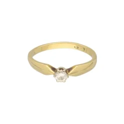 Brillantsolit&auml;r Ring Gold 585 - Gr. 56 - Privatbesitz
