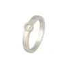 Brillantsolit&auml;r Ring Wei&szlig;gold 585 - Gr. 51 - Privatbesitz