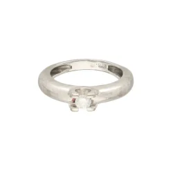 Brillantsolitär Ring Weißgold 585 - Gr. 51 - Privatbesitz