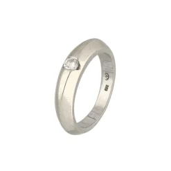 Brillantsolitär Ring Weißgold 585 - Gr. 52 - Privatbesitz