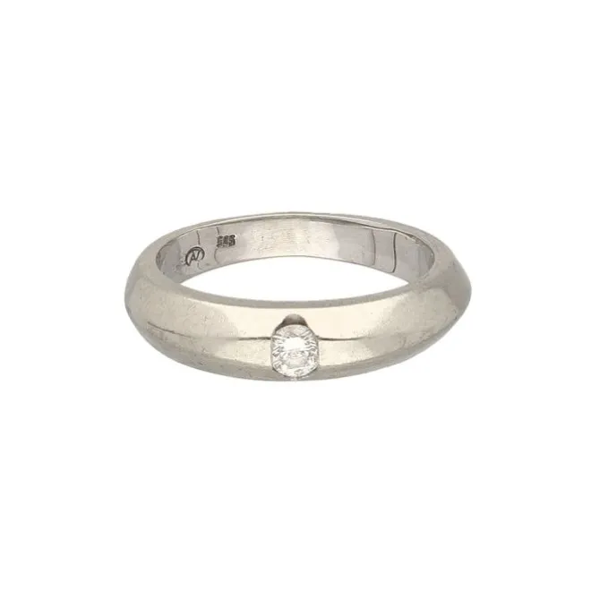 Brillantsolitär Ring Weißgold 585 - Gr. 52 - Privatbesitz