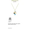Chalcedon Collier Silber 925 vergoldet