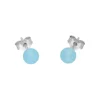 Chalcedon Ohrstecker Silber 925